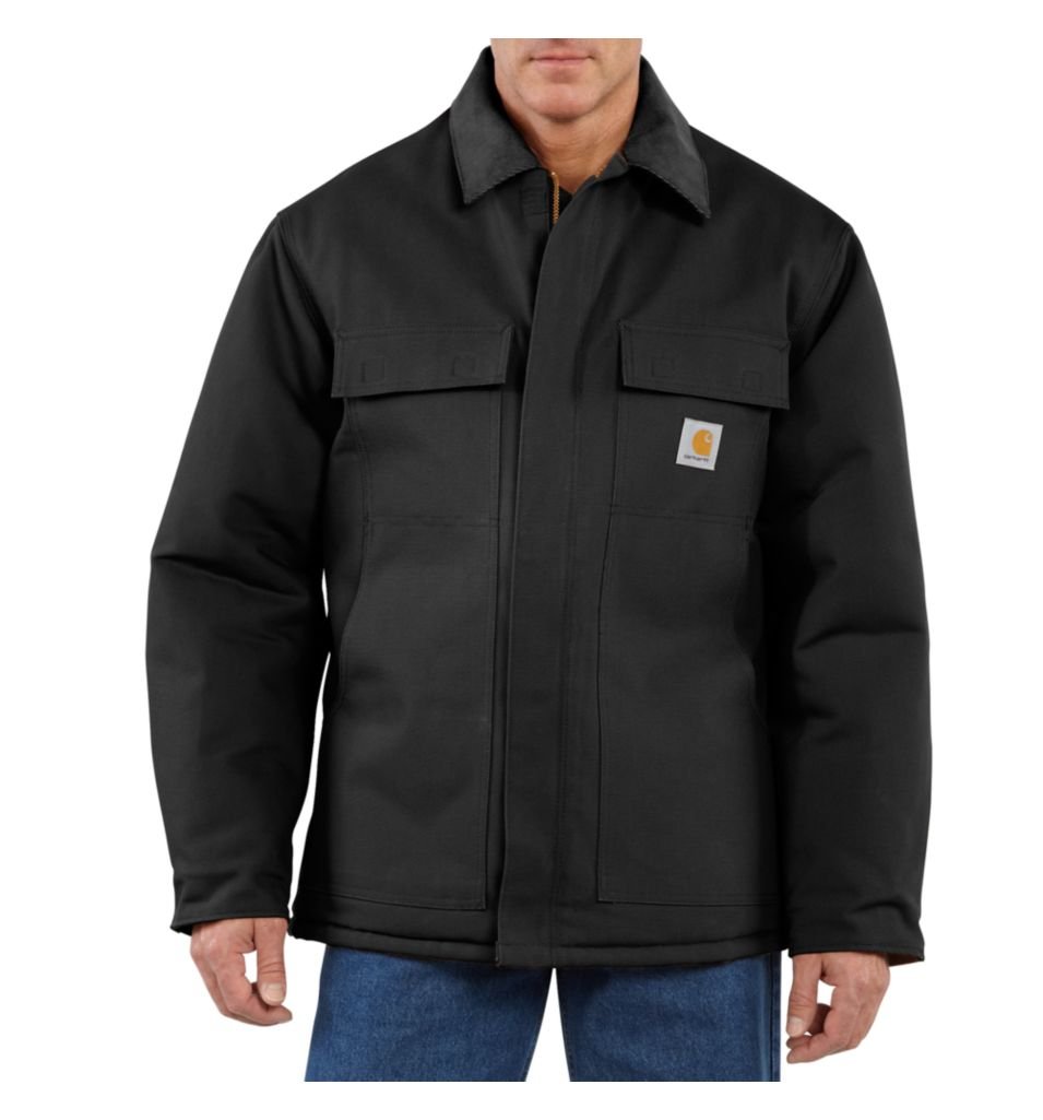 Carhartt Men's Loose Fit Firm Duck Insulated Traditional Coat